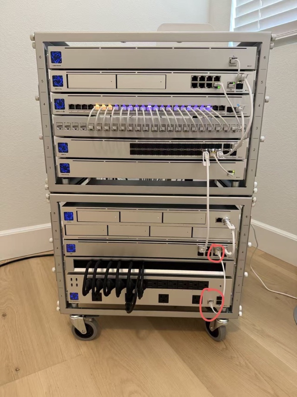Structured cabling and equipment organization